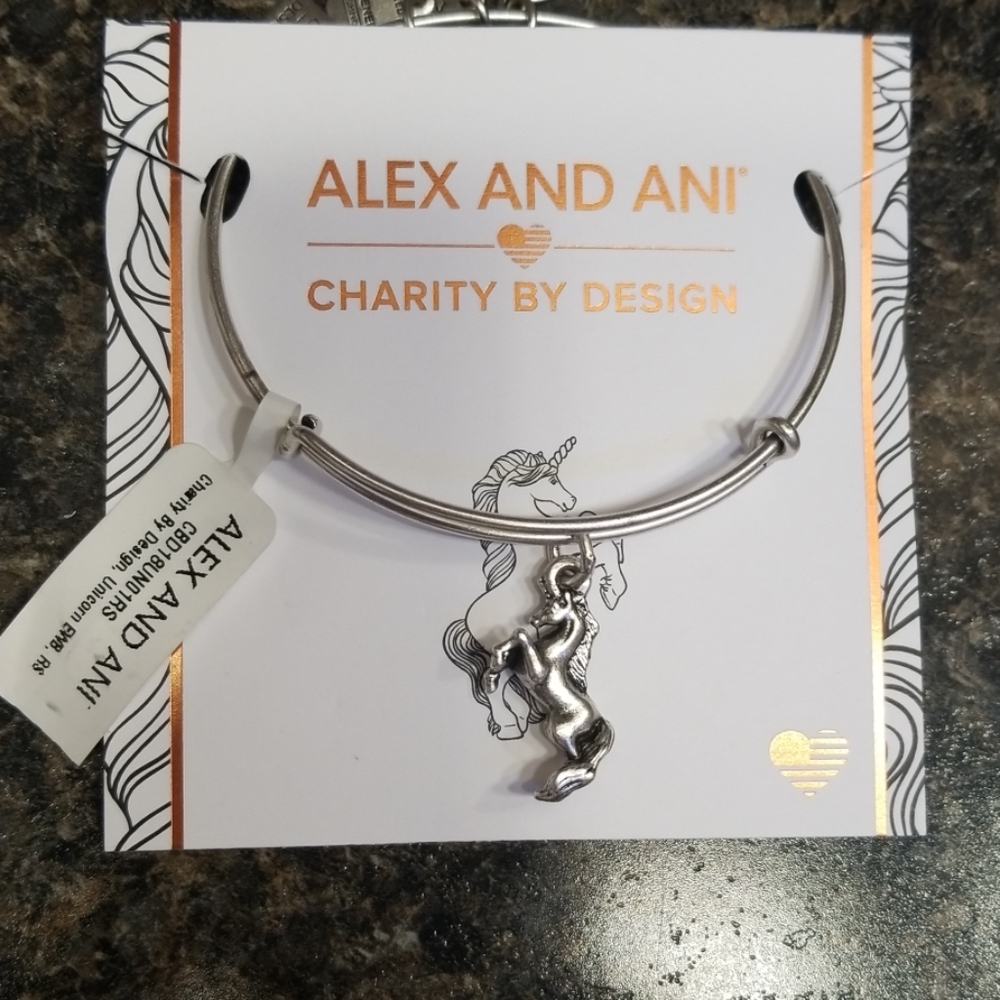 ALEX AND ANI Charity Unicorn bracelet
